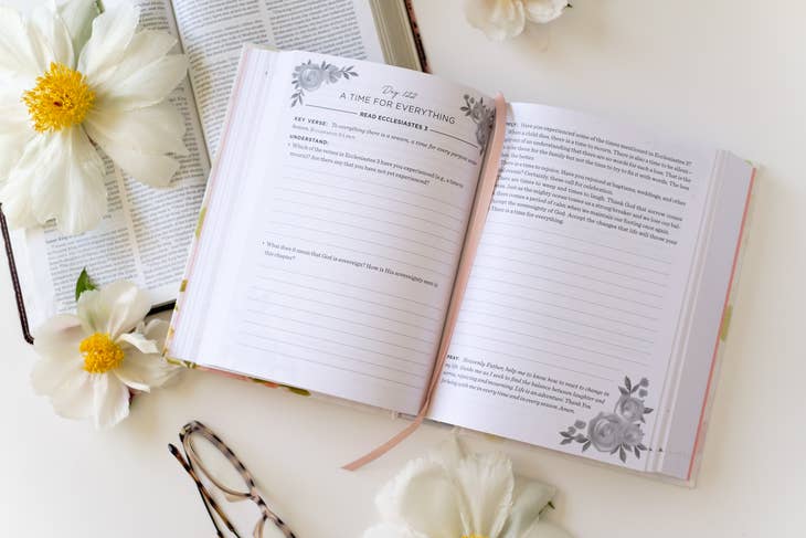 Daily 5-Minute Bible Study Journal for Women