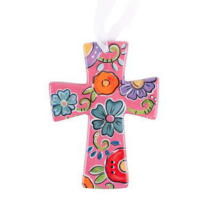 Ceramic Floral Crosses ~ Various Styles