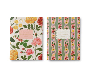 Roses Pocket Notebooks ~ Set of 2