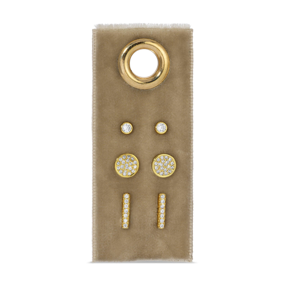 Splendid Iris ~ Pavé Velvet Stud Gift Set – Fox & Fig