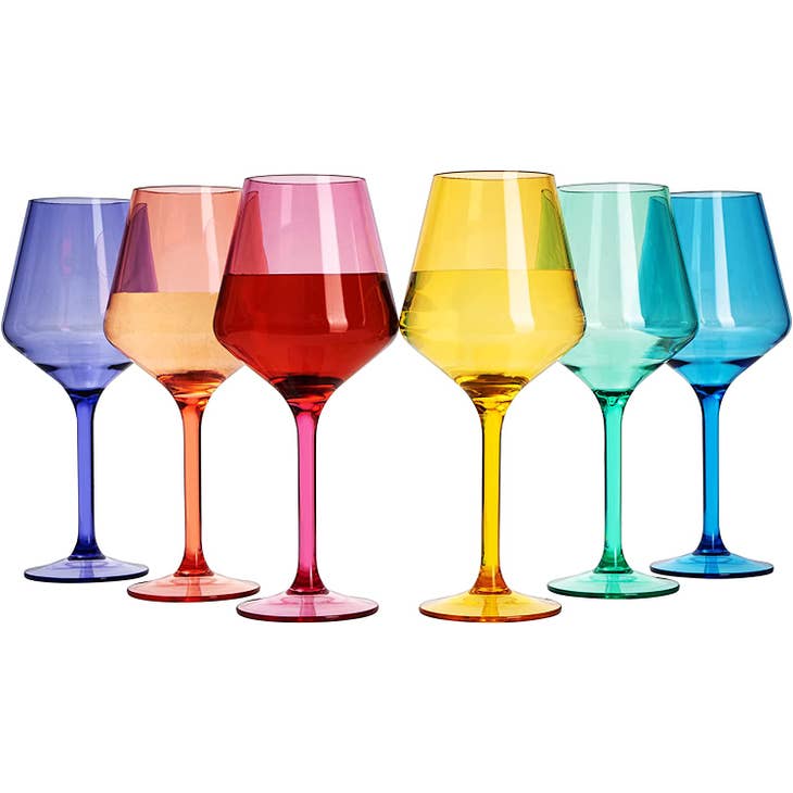 Unbreakable Acrylic Wine Glasses ~ Various Types