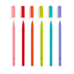 Fine Lines Gel Pens Set of 6