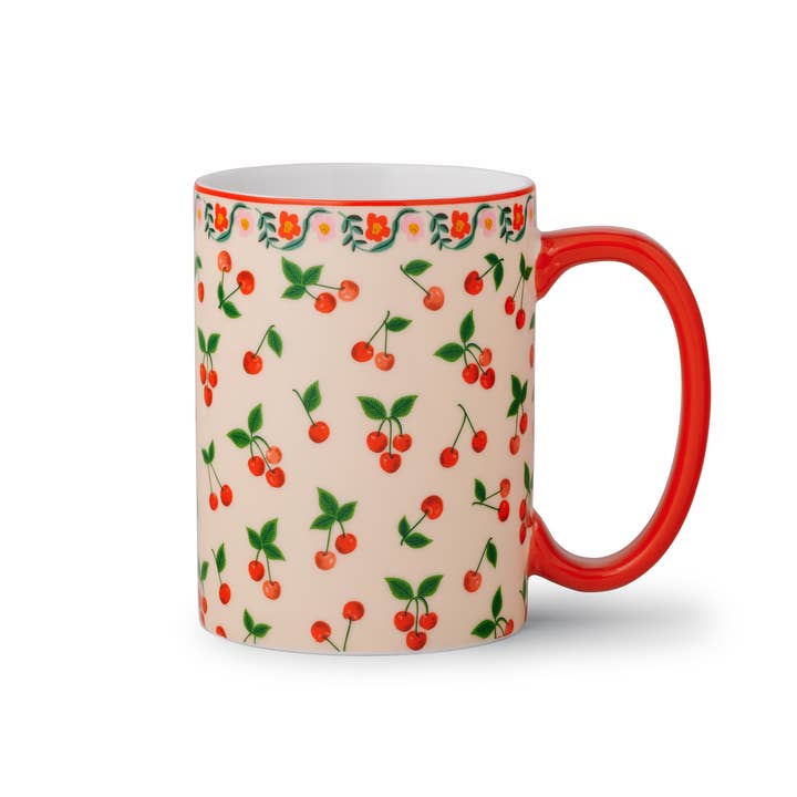 Rifle Paper Co. Cherries Porcelain Mug