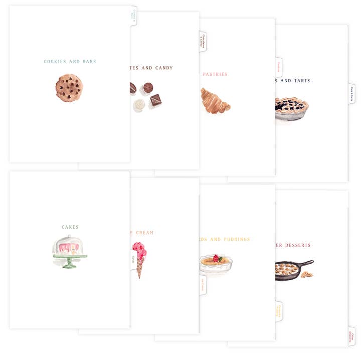 The Illustrated Life 3-Ring Recipe Binder Accessories