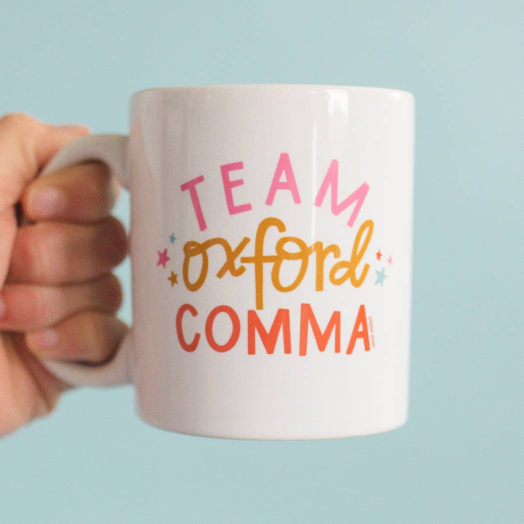 Team Oxford Comma Mug