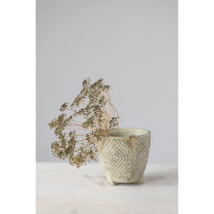 Embossed Sandstone Patterned Planter