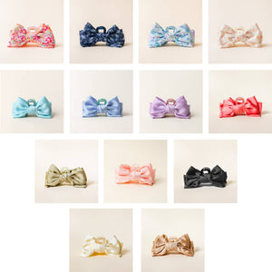 Satin Bow Claw Clip ~ Various Colors