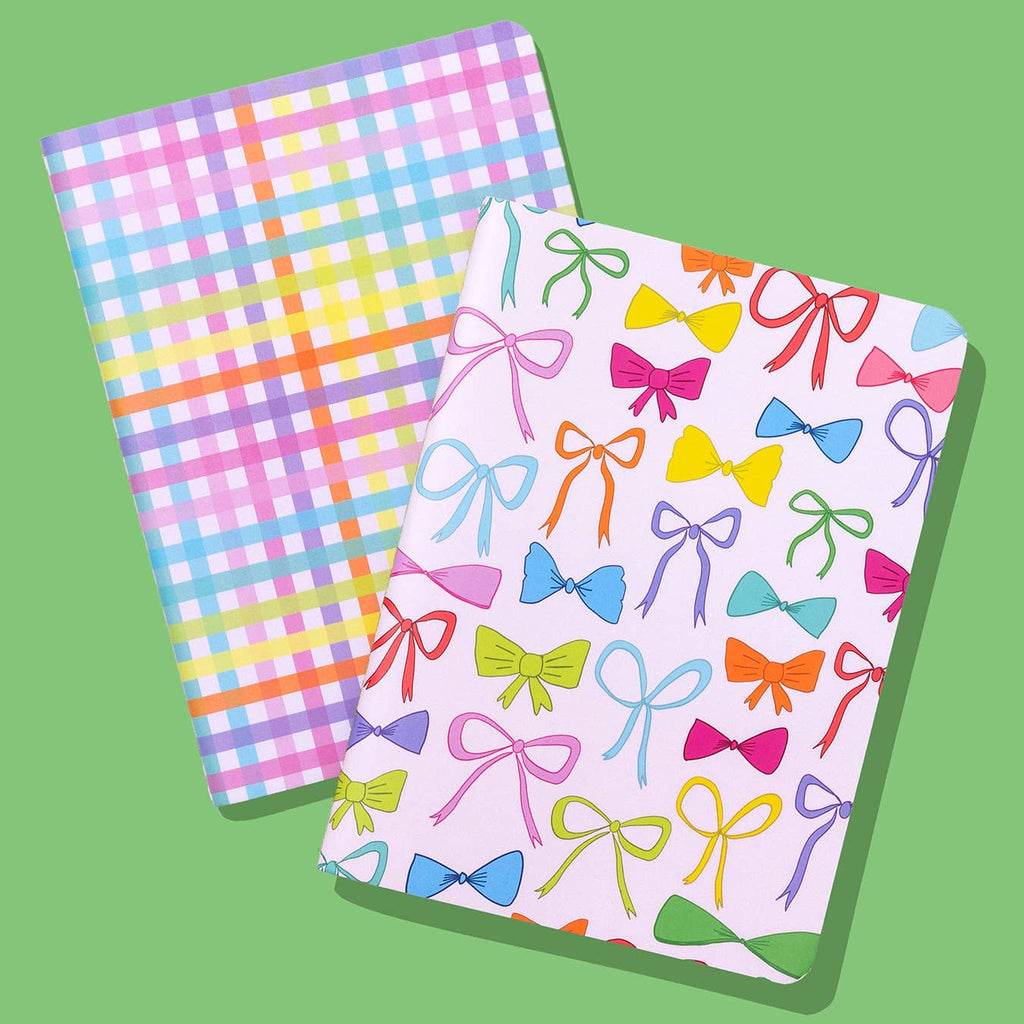 Colorful Bows Notebook Set
