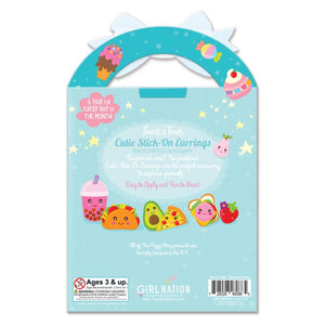 Girl Nation Cutie Stick-On Earring and Nail Sticker Set