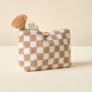 The Darling Effect Checkered Teddy Pouches ~ Various Styles