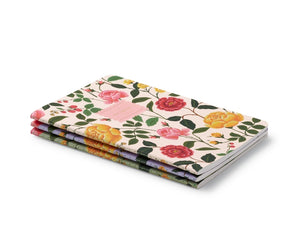 Roses Set of 3 Notebooks