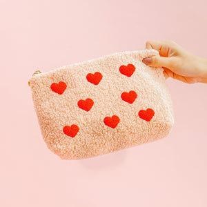 Pink Sherpa Pouches ~ 2 Styles