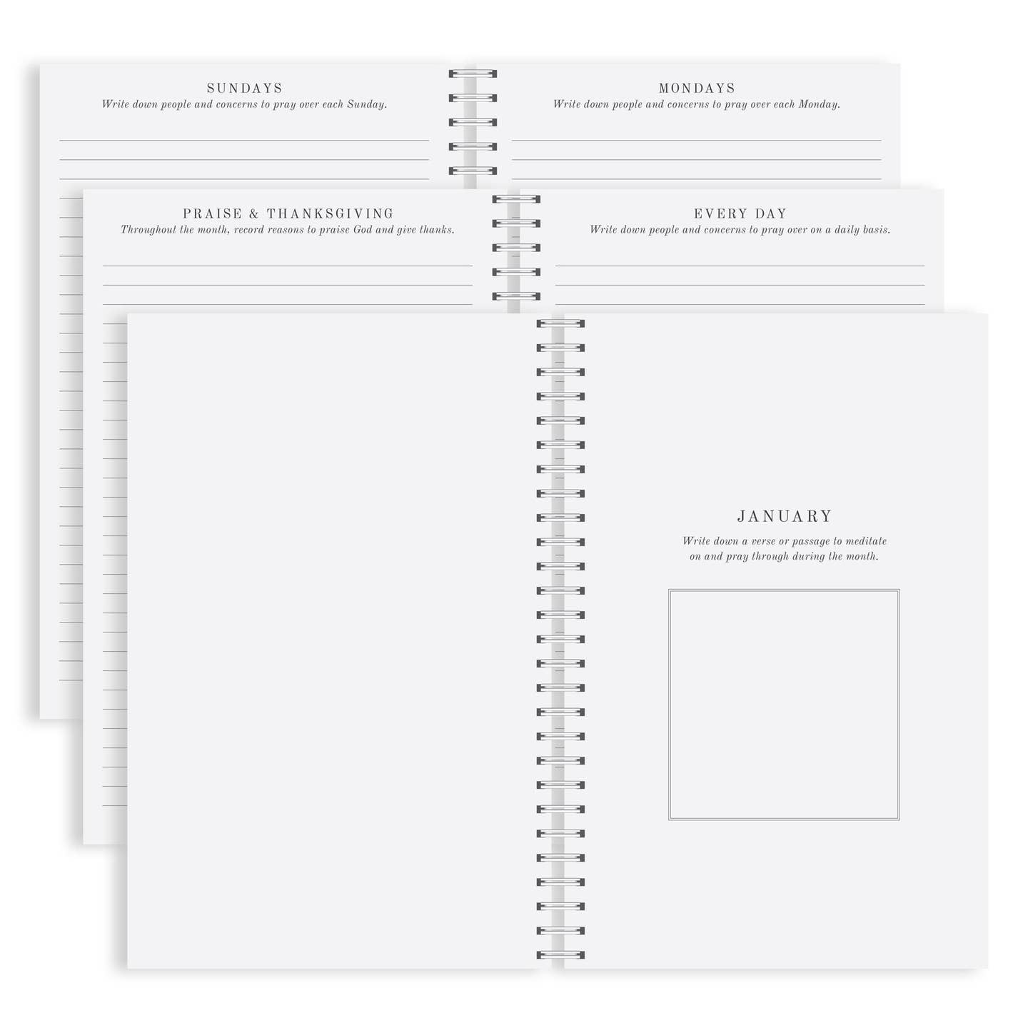 Yearly Prayer Journal ~ 2 Styles