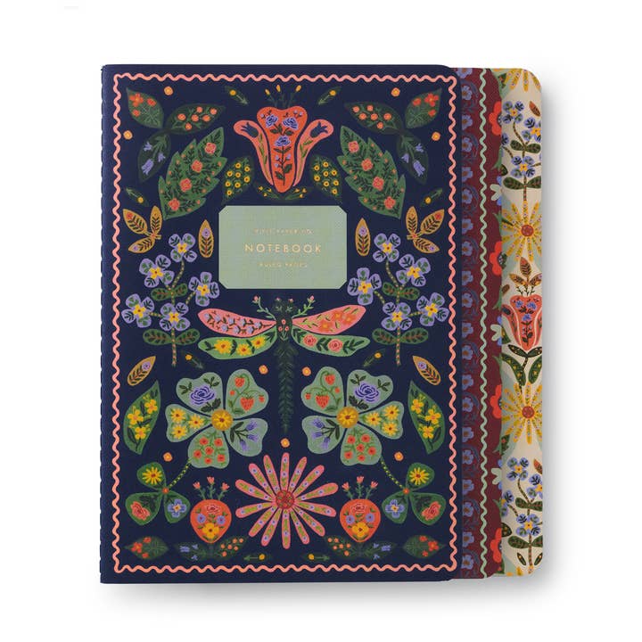 Rifle Paper Co. Posy Notebooks Set of 3 Assorted Notebooks