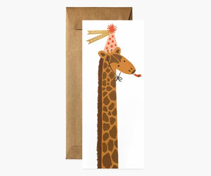 Giraffe Birthday Card