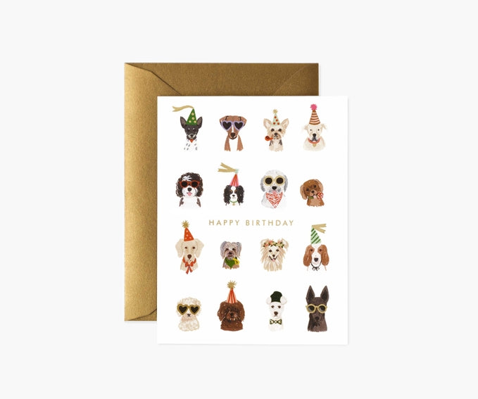 Rifle Paper Co. Party Pups Birthday Card