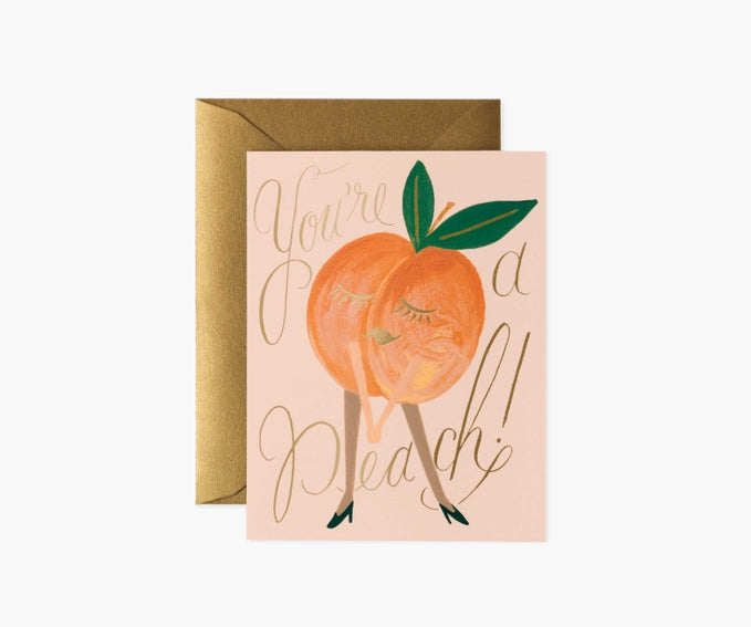 Rifle Paper Co. You're A Peach Greeting Card