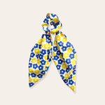 Game Day Hair Scarf ~ Blue & Yellow