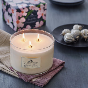 Soap & Paper Factory Vanilla Fleur 3 Wick Soy Candle