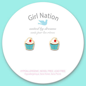 Girl Nation Cutie Stud Earrings