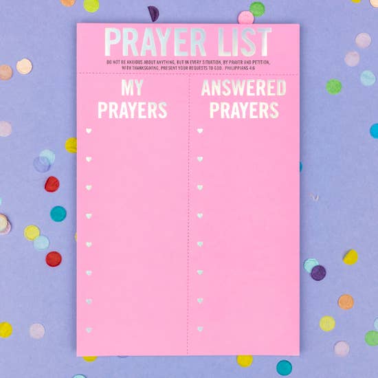 Prayer List Notepad