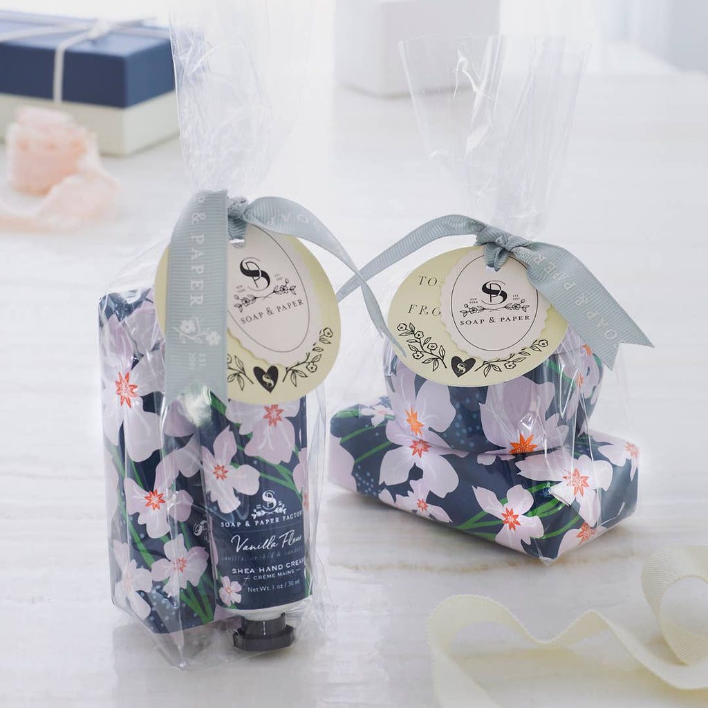 Soap & Paper Factory Gift Sets ~ Vanilla Fleur