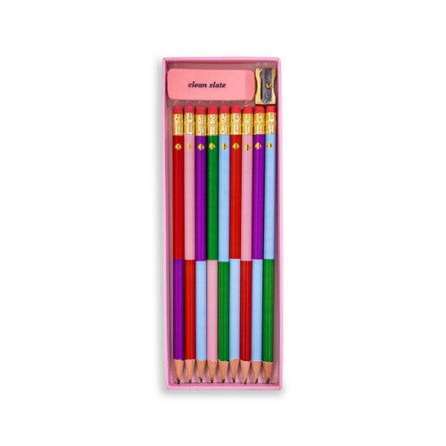 Kate Spade Pencil Set ~ Colorblock