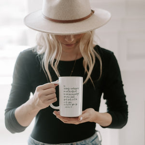 Tall Speckled Coffee Mugs