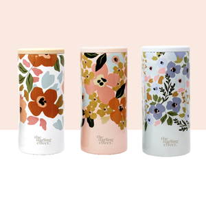 Floral Skinny Can Cooler ~ Various Styles