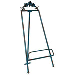 Metal Easel with Flower Top ~ Large