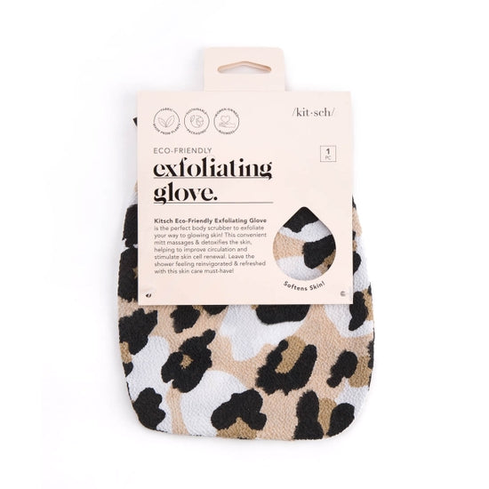 Exfoliating Body Glove ~ Leopard Print