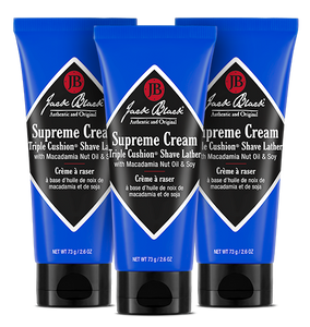 Jack Black Supreme Cream Triple Cushion Shave Lather Tube