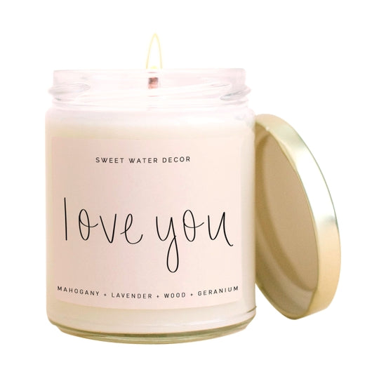 Sweet Water Decor Love You Candle