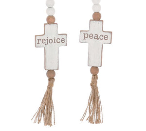 Rustic Prayer Beads with Cross ~ 2 Styles