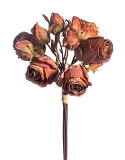 Faux Dried Rose Bundle