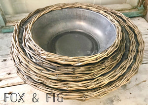 Greywash Baskets ~ 5 Sizes