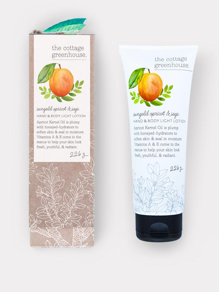 Sungold Apricot & Sage Hand & Body Light Lotion