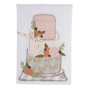I Do Love You Wedding Cake Tea Towel
