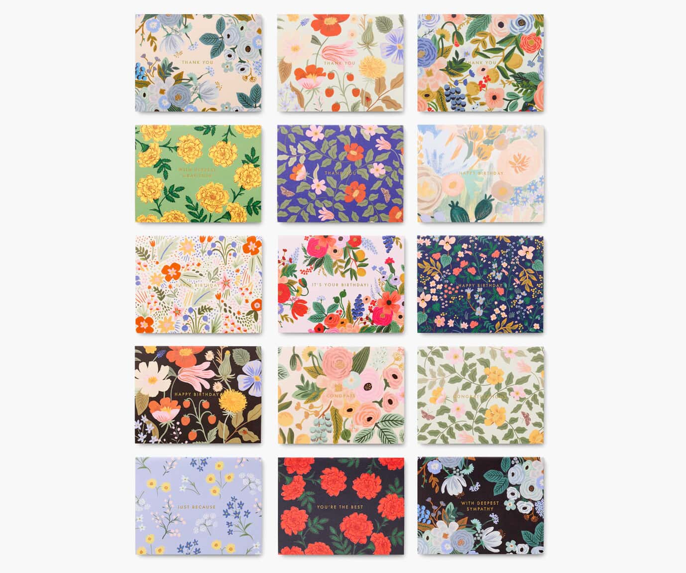 Rifle Paper Co. Mixed Florals Essentials Card Box