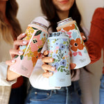 Floral Skinny Can Cooler ~ Various Styles