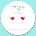 Girl Nation Cutie Stud Earrings