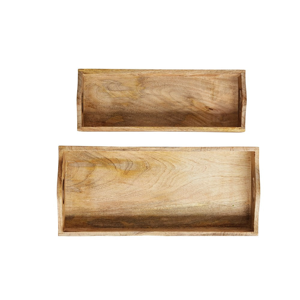 Rectangular Mango Wood Trays ~ 2 sizes