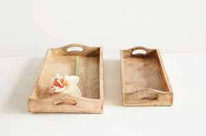 Rectangular Mango Wood Trays ~ 2 sizes