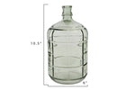 Vintage Reproduction Glass Bottle ~ Transparent Green