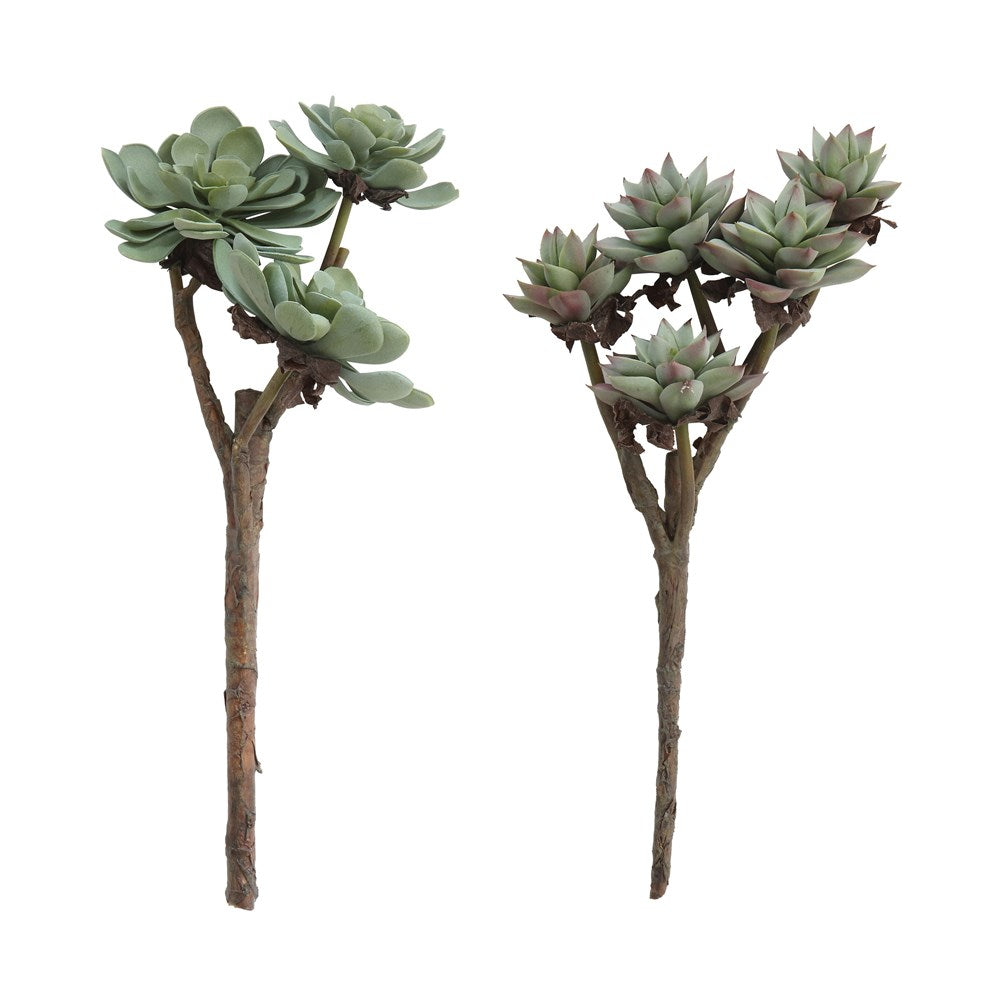 Faux Succulent Branch ~ 2 Styles