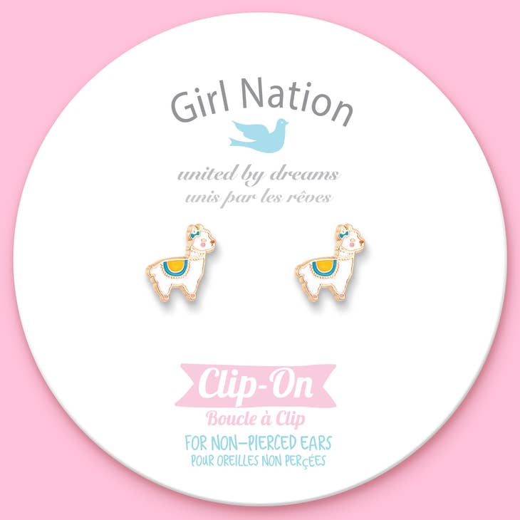 Girl Nation Clip On Cutie Earrings