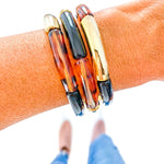 Various Color Acrylic Tube Bracelets