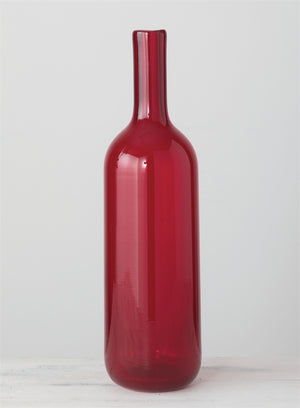 Red Glass Bottles