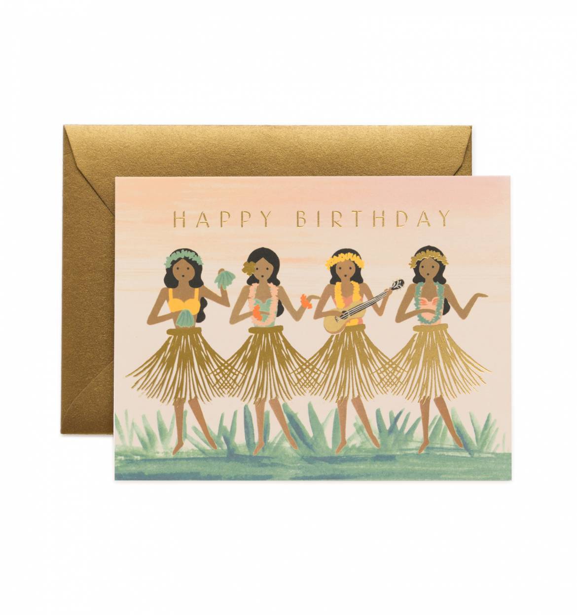 Hula Birthday Card