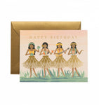 Hula Birthday Card